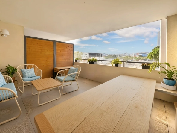 Appartement T3 lumineux avec grande terrasse à La Capelette, Marseille