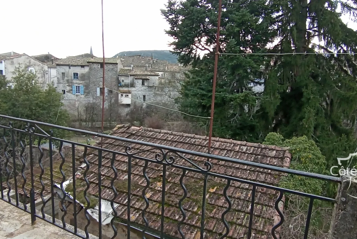Ancien moulin en pierre avec 3 chambres et dépendances à Saint Hippolyte du Fort 