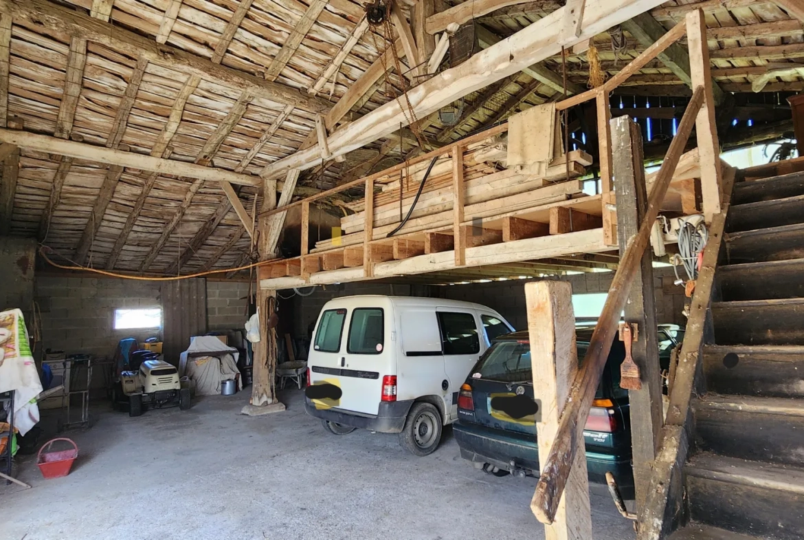 Belle maison en pierre avec terrain et atelier à Tonneins 