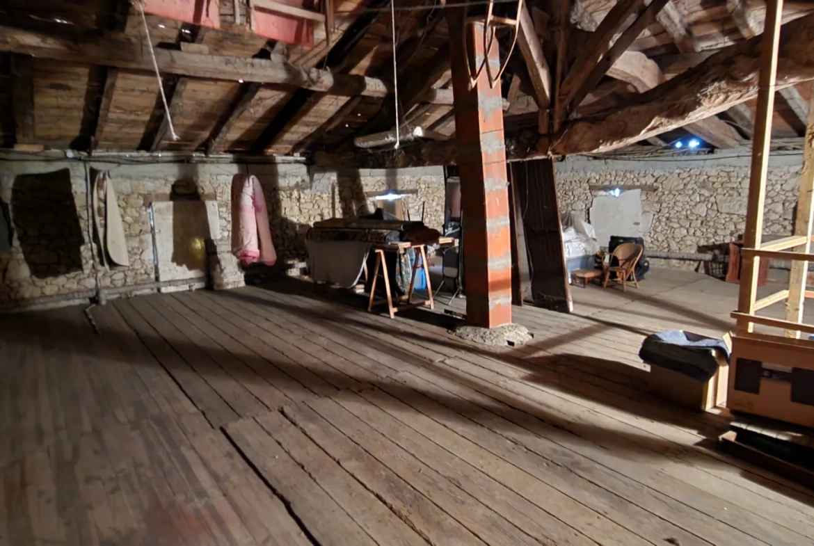 Belle maison en pierre avec terrain et atelier à Tonneins 