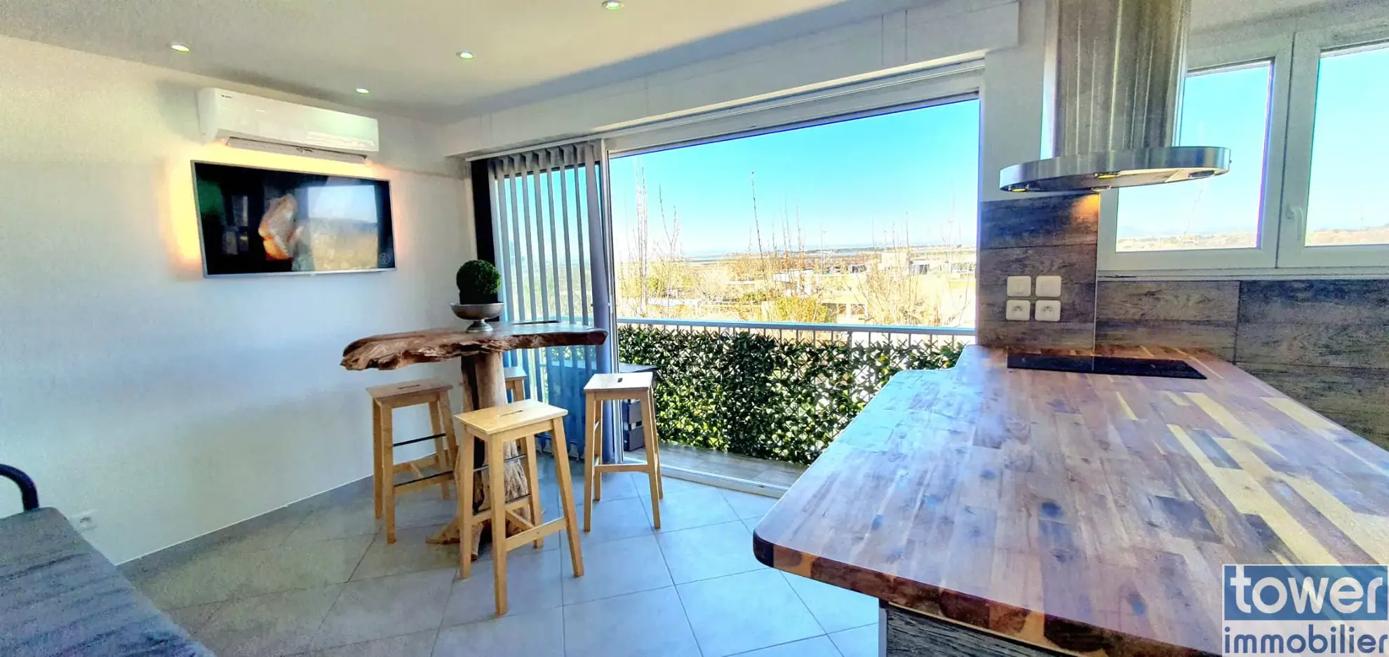 Appartement lumineux de 37 m² en front de mer à Carnon Plage 