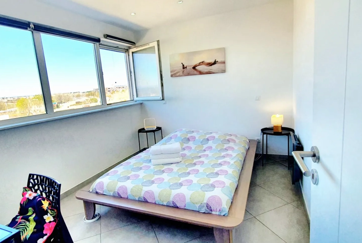 Appartement lumineux de 37 m² en front de mer à Carnon Plage 