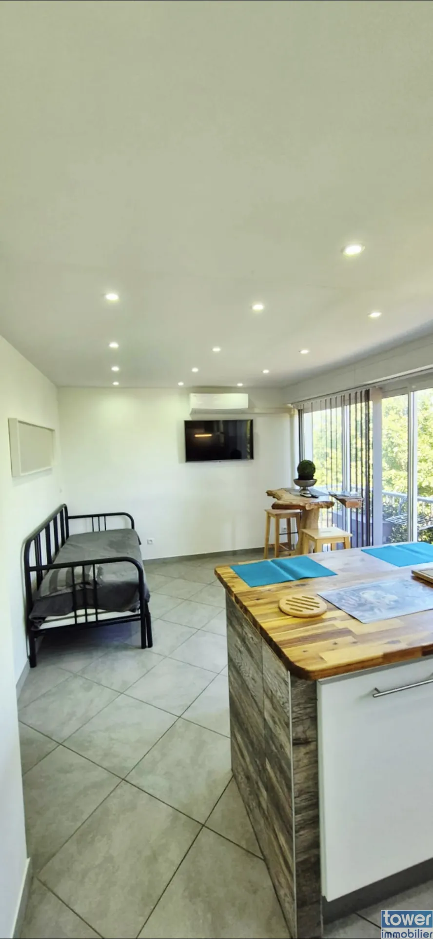 Appartement lumineux de 37 m² en front de mer à Carnon Plage 