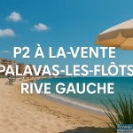 Appartement lumineux de 37 m² en front de mer à Carnon Plage