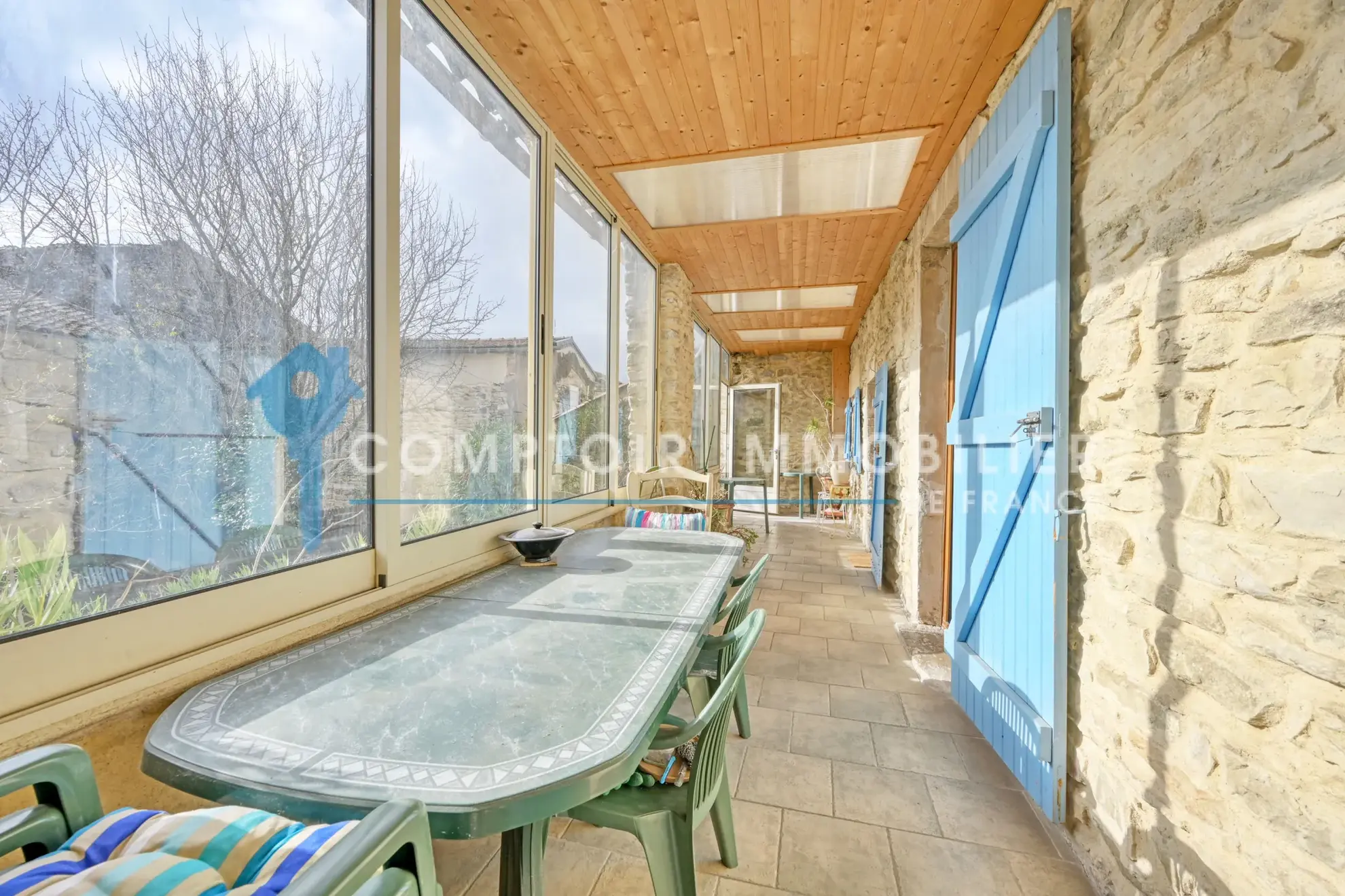 Maison de village à Mejannes-lès-Alès de 110 m² avec garage et cour ombragée 