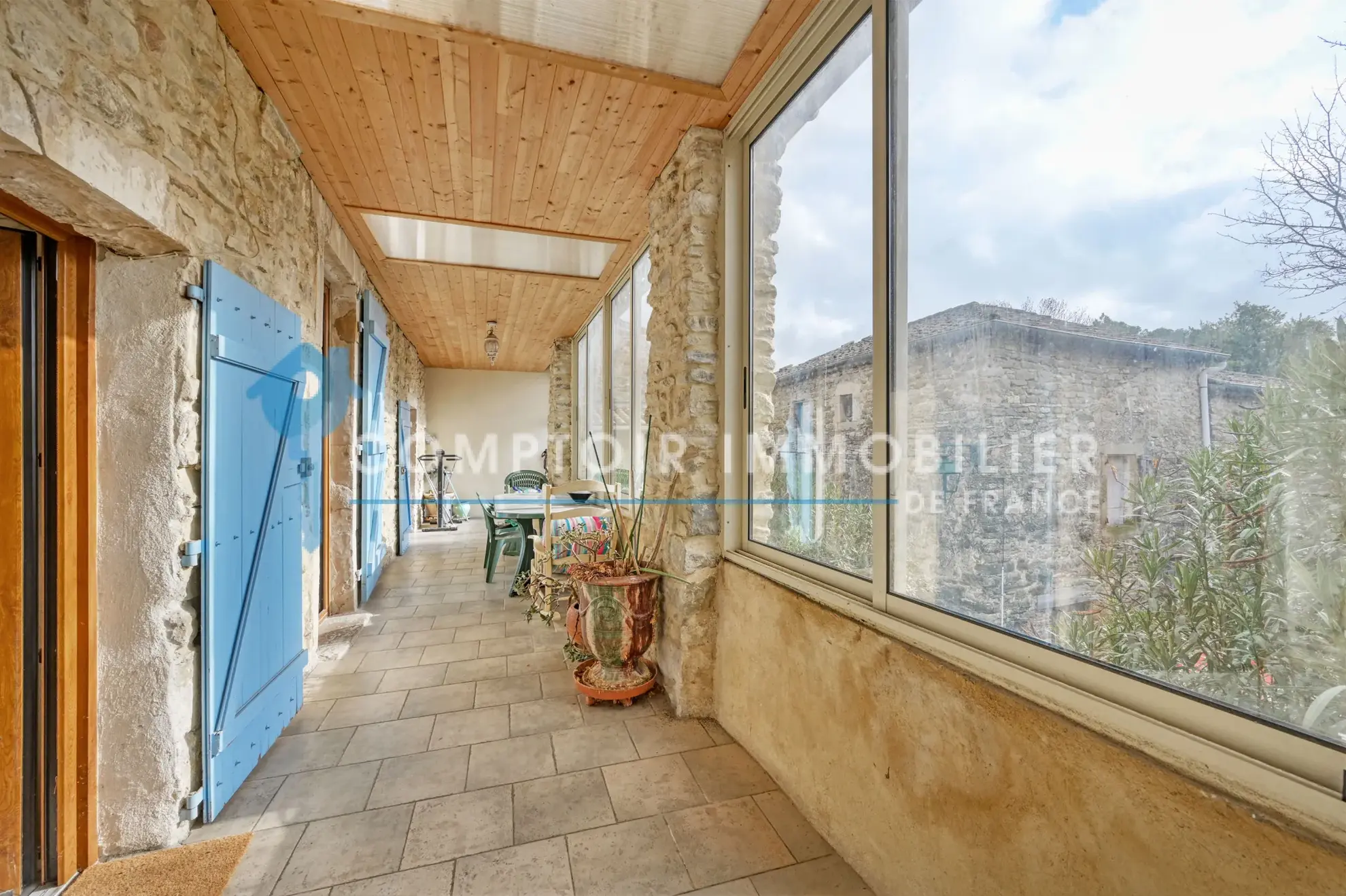 Maison de village à Mejannes-lès-Alès de 110 m² avec garage et cour ombragée 