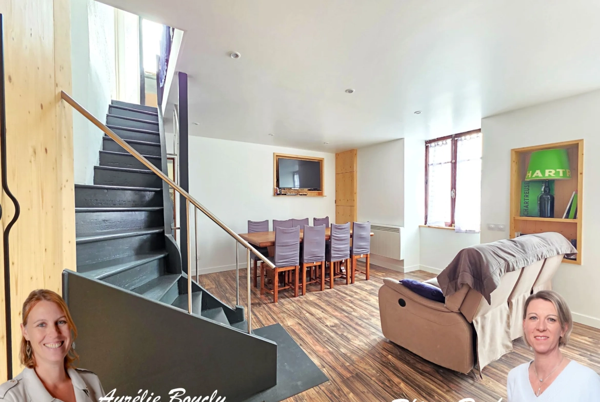 Charmant appartement de 84 m² au centre de Miribel les Echelles avec jardin collectif 