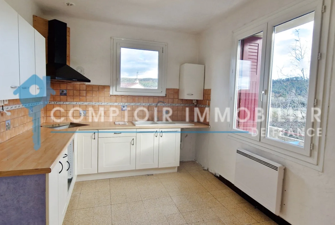 Maison en pierre avec studio indépendant à Saint-Martin-de-Valgalgues de 106 m² 