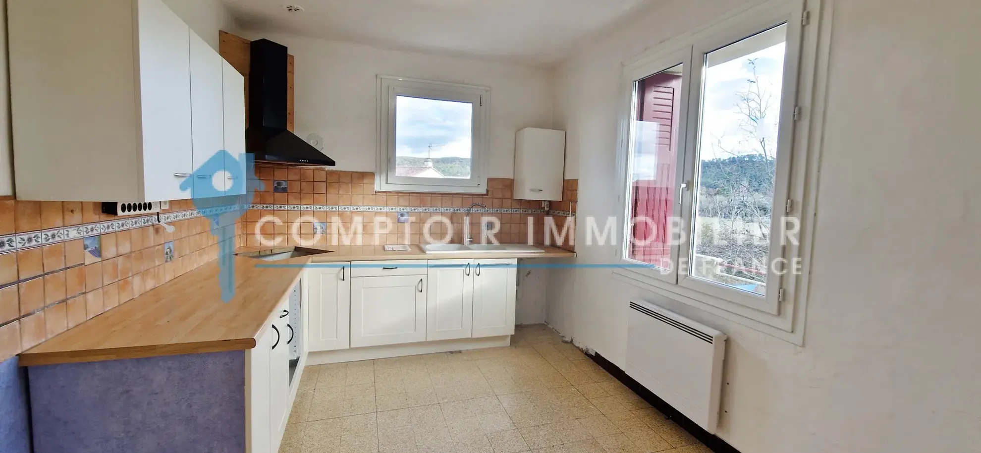 Maison en pierre avec studio indépendant à Saint-Martin-de-Valgalgues de 106 m² 
