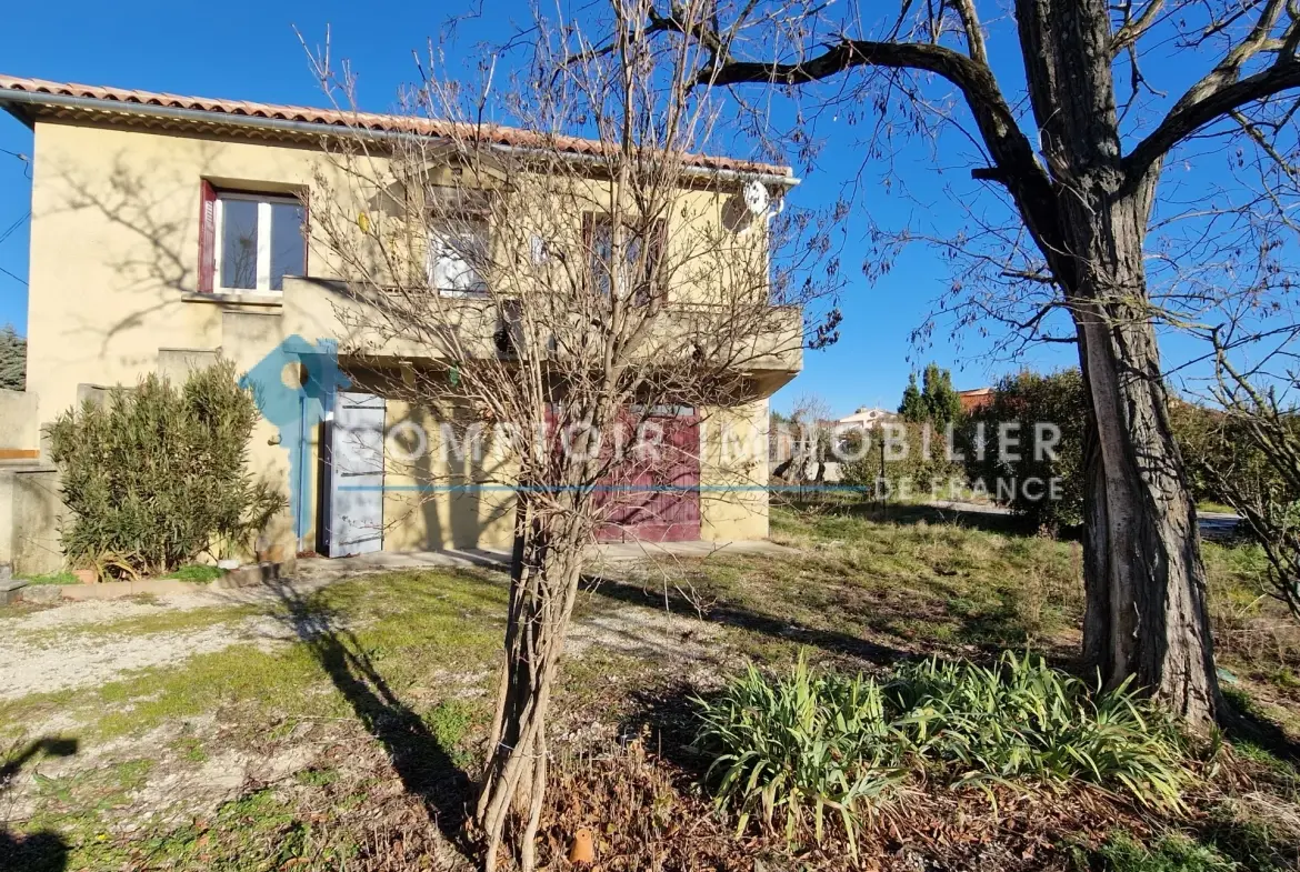 Maison en pierre avec studio indépendant à Saint-Martin-de-Valgalgues de 106 m² 