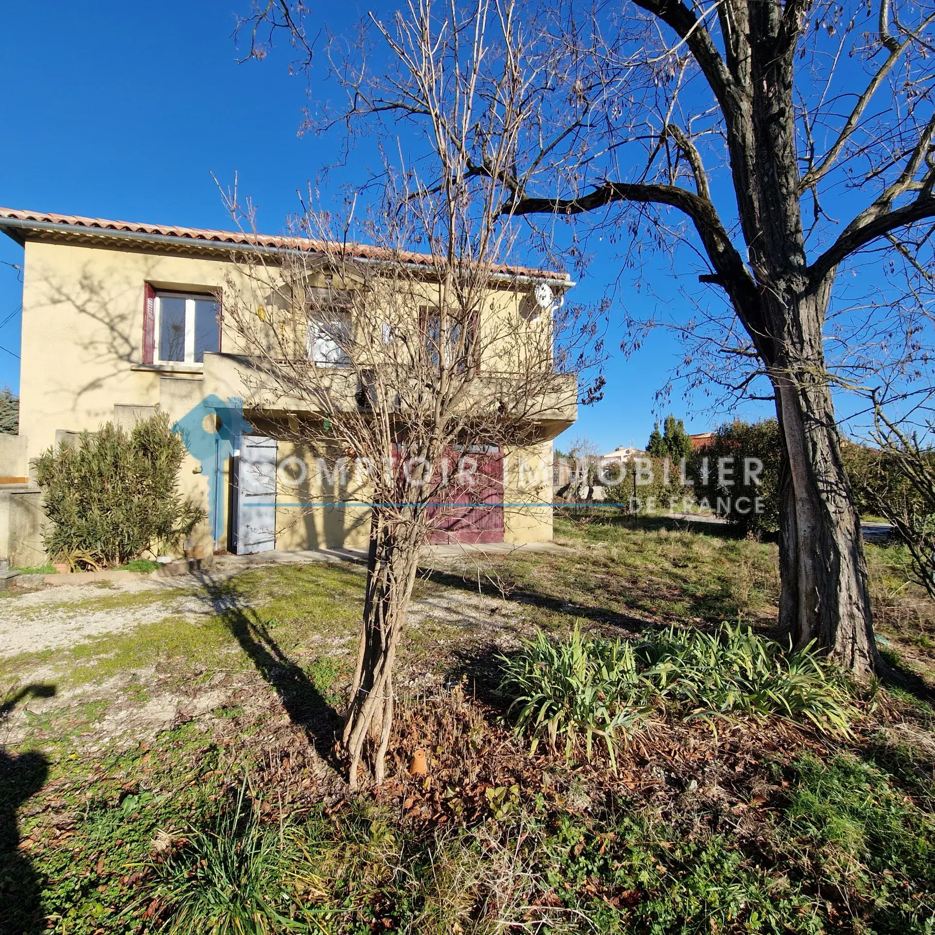 Maison en pierre avec studio indépendant à Saint-Martin-de-Valgalgues de 106 m² 