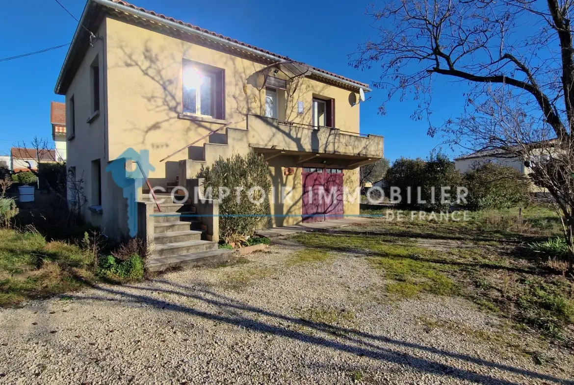 Maison en pierre avec studio indépendant à Saint-Martin-de-Valgalgues de 106 m² 