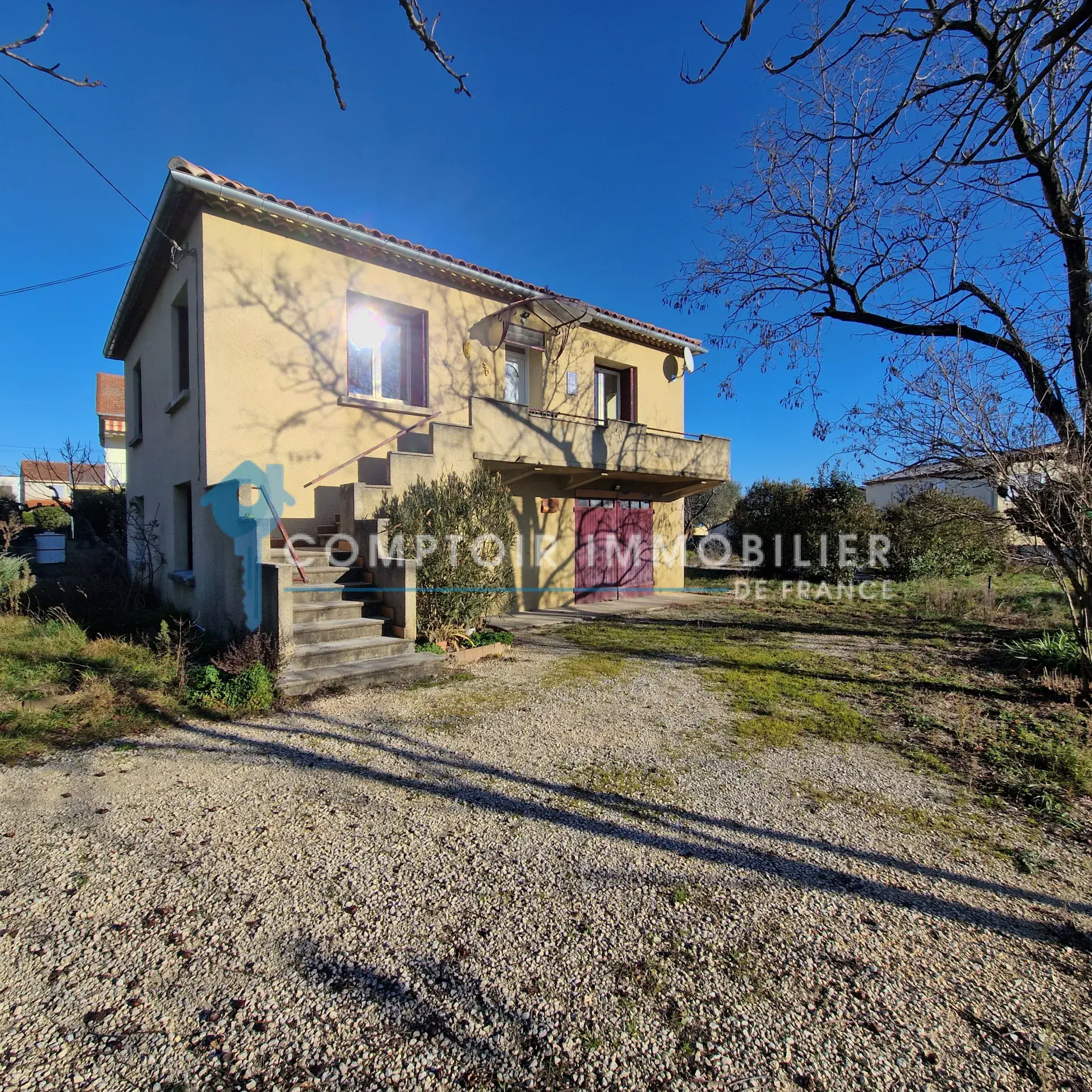 Maison en pierre avec studio indépendant à Saint-Martin-de-Valgalgues de 106 m² 