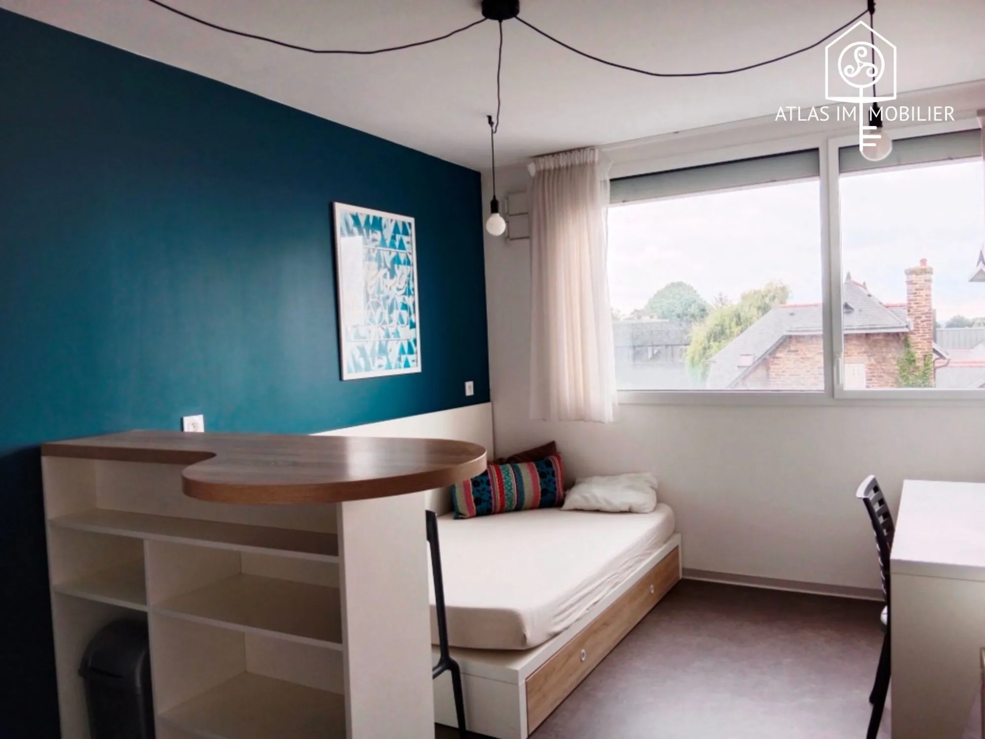 Studio étudiant à vendre à Rennes avec bail commercial, résidence sécurisée 