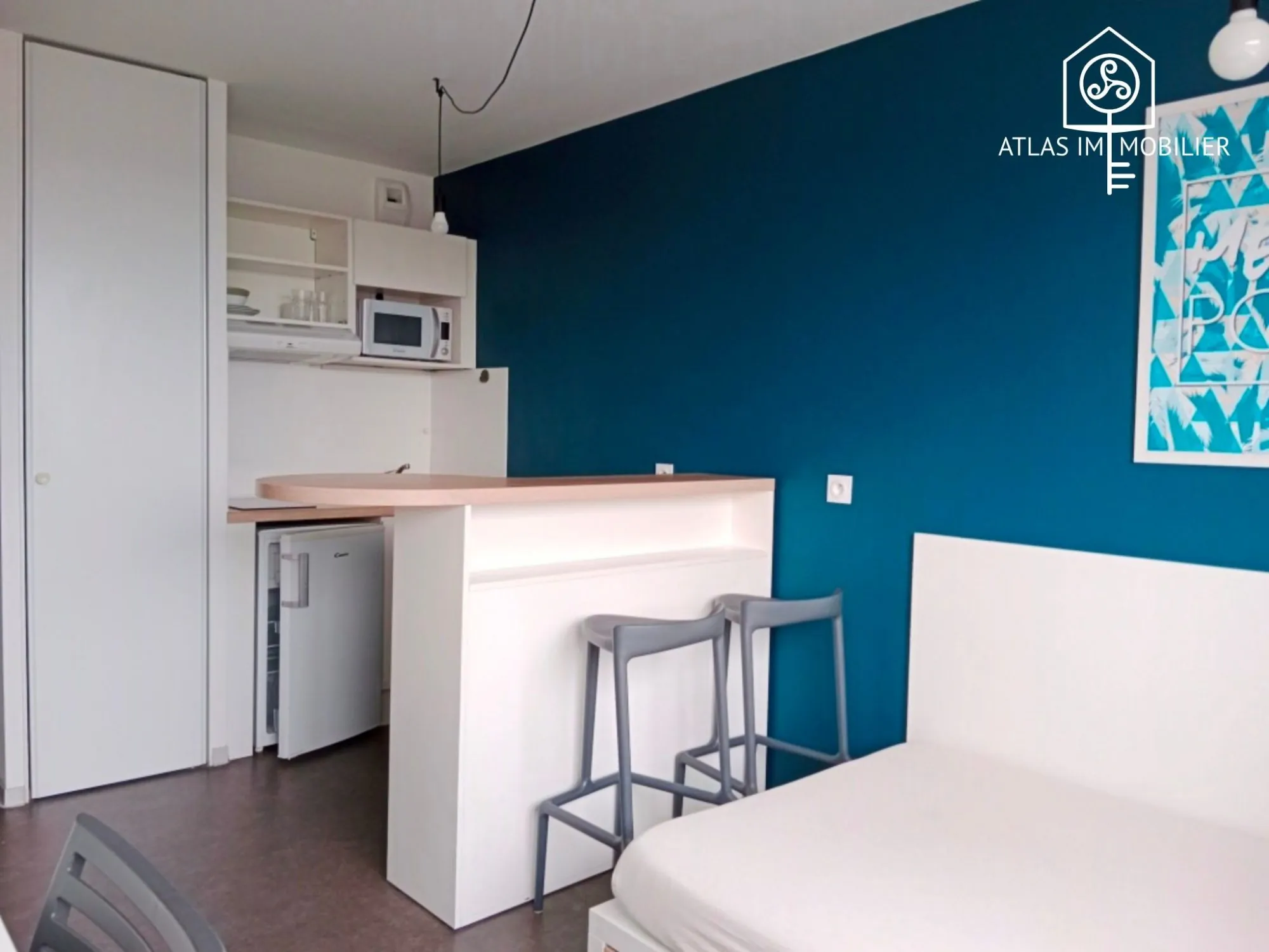 Studio étudiant à vendre à Rennes avec bail commercial, résidence sécurisée 