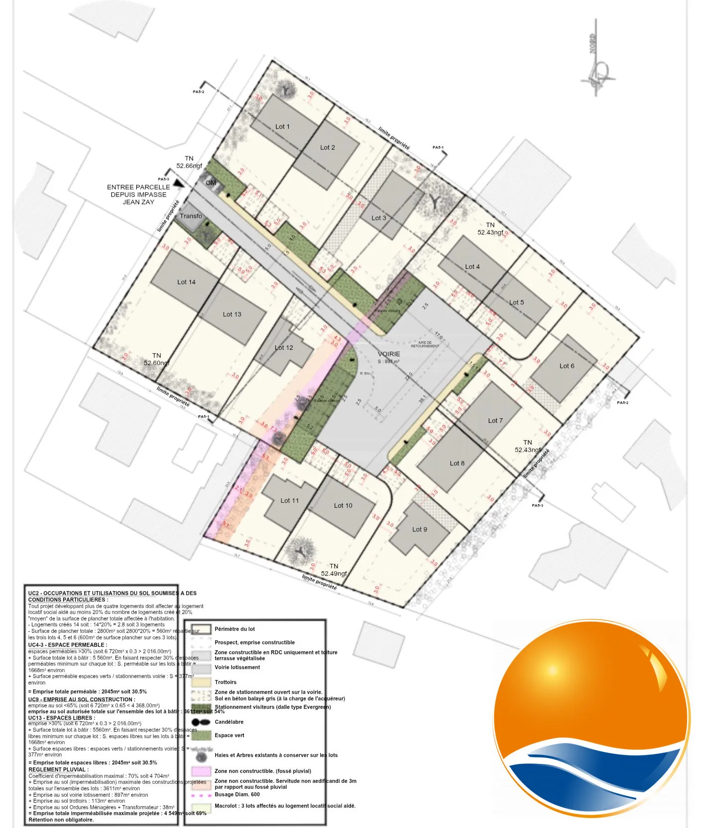Terrain à vendre de 321 m² à Lézignan-Corbières avec raccordement et proximité commodités 