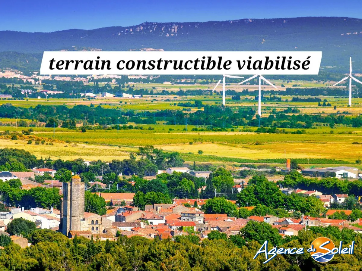 Terrain à vendre de 321 m² à Lézignan-Corbières avec raccordement et proximité commodités 