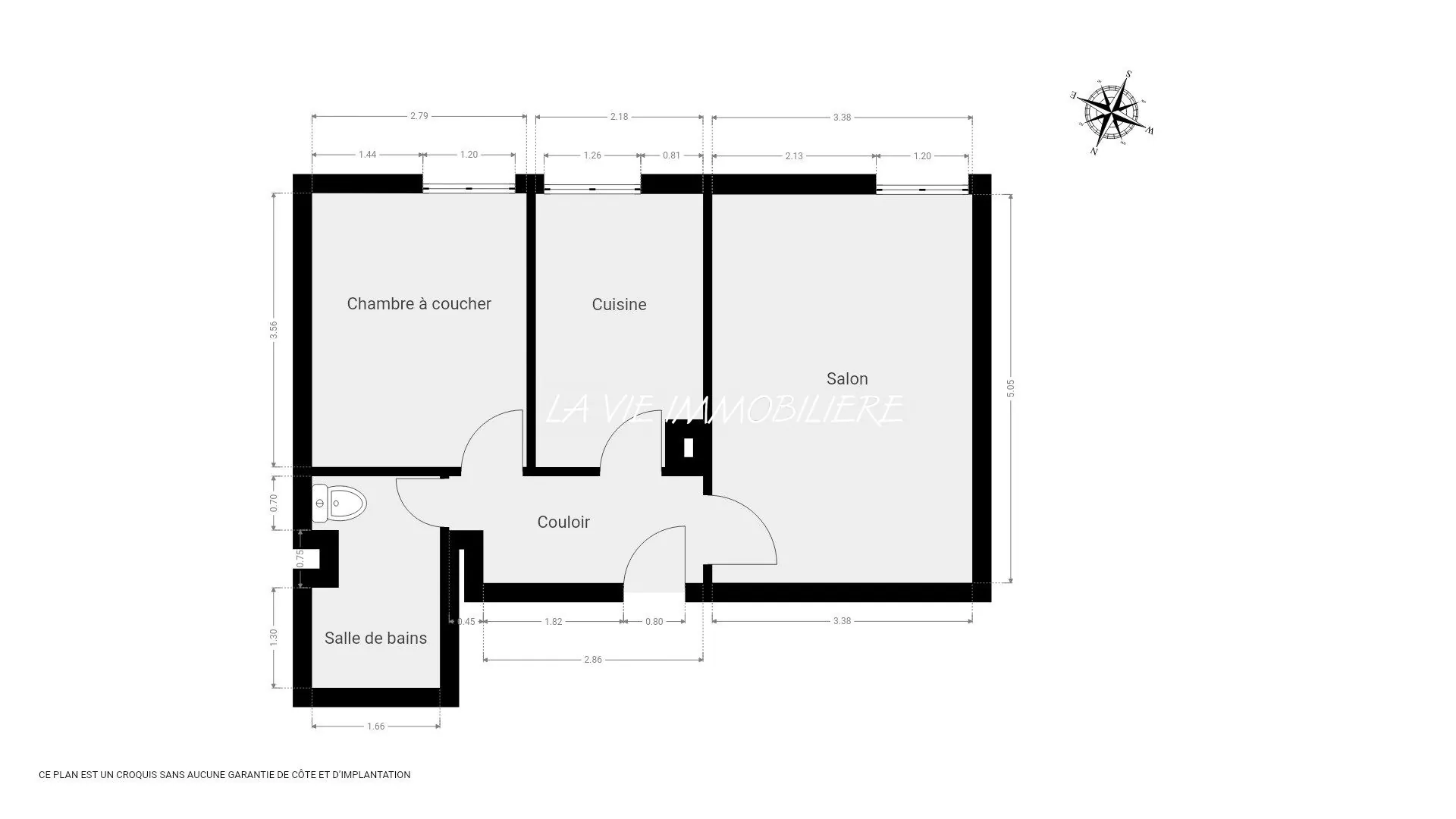 Appartement T2 Lumineux de 44,33 m² à Livry-Gargan avec Vue Dégagée 