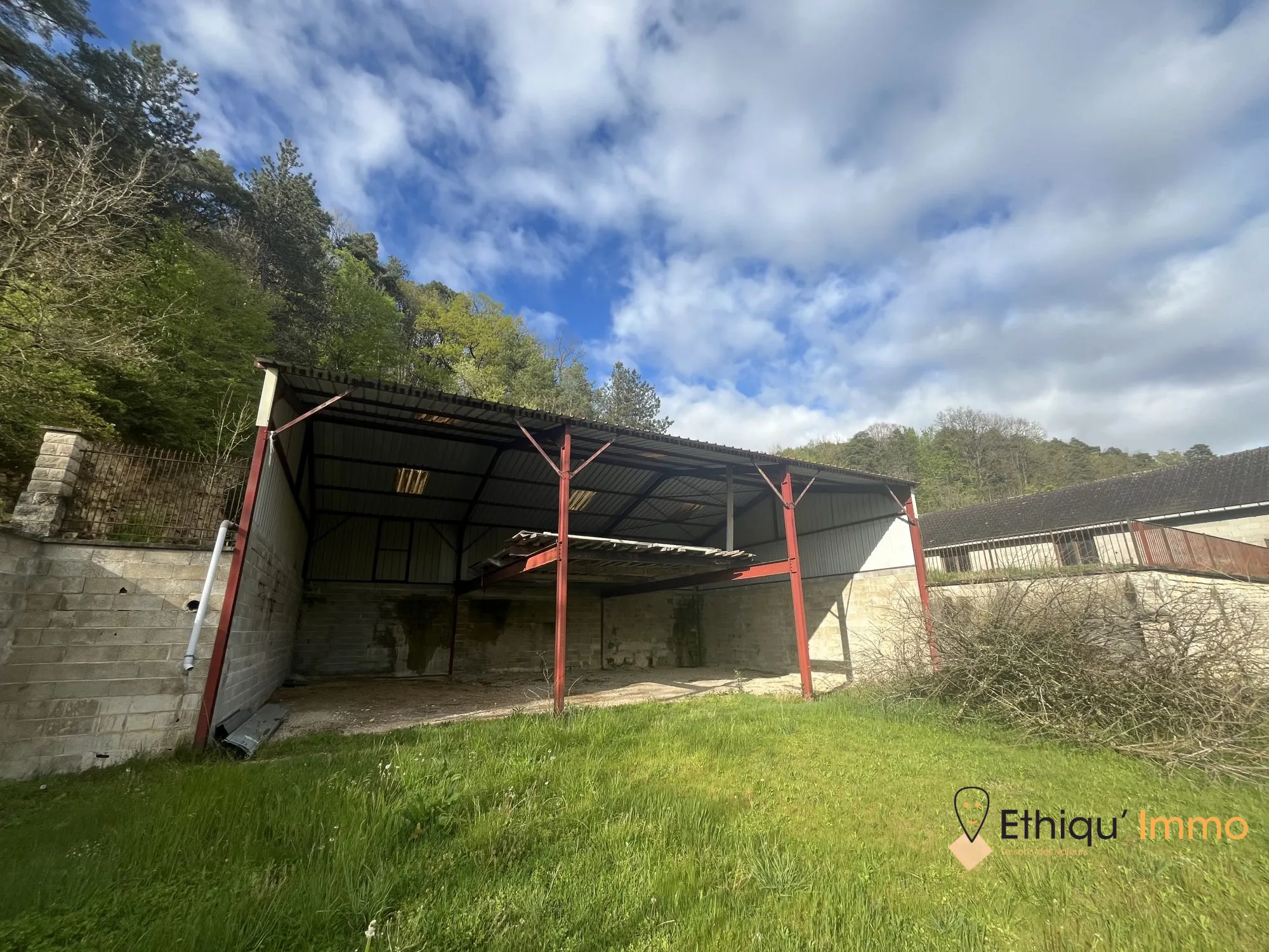 Ensemble immobilier de 56 ares à Dolancourt - Maison, Hangar et Terrain à Vendre 