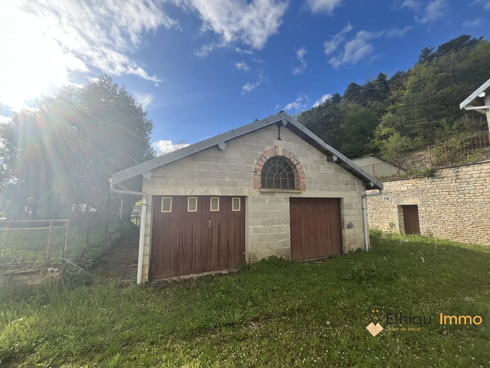 Ensemble immobilier de 56 ares à Dolancourt - Maison, Hangar et Terrain à Vendre 