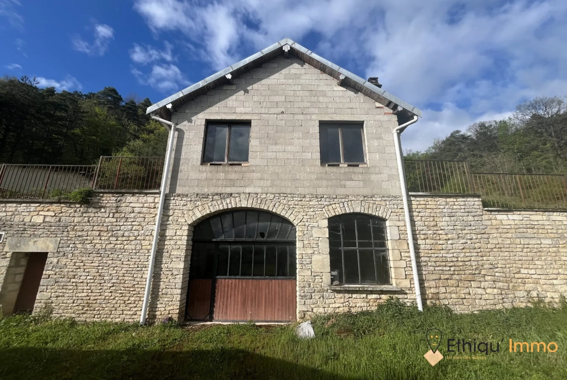Ensemble immobilier de 56 ares à Dolancourt - Maison, Hangar et Terrain à Vendre 
