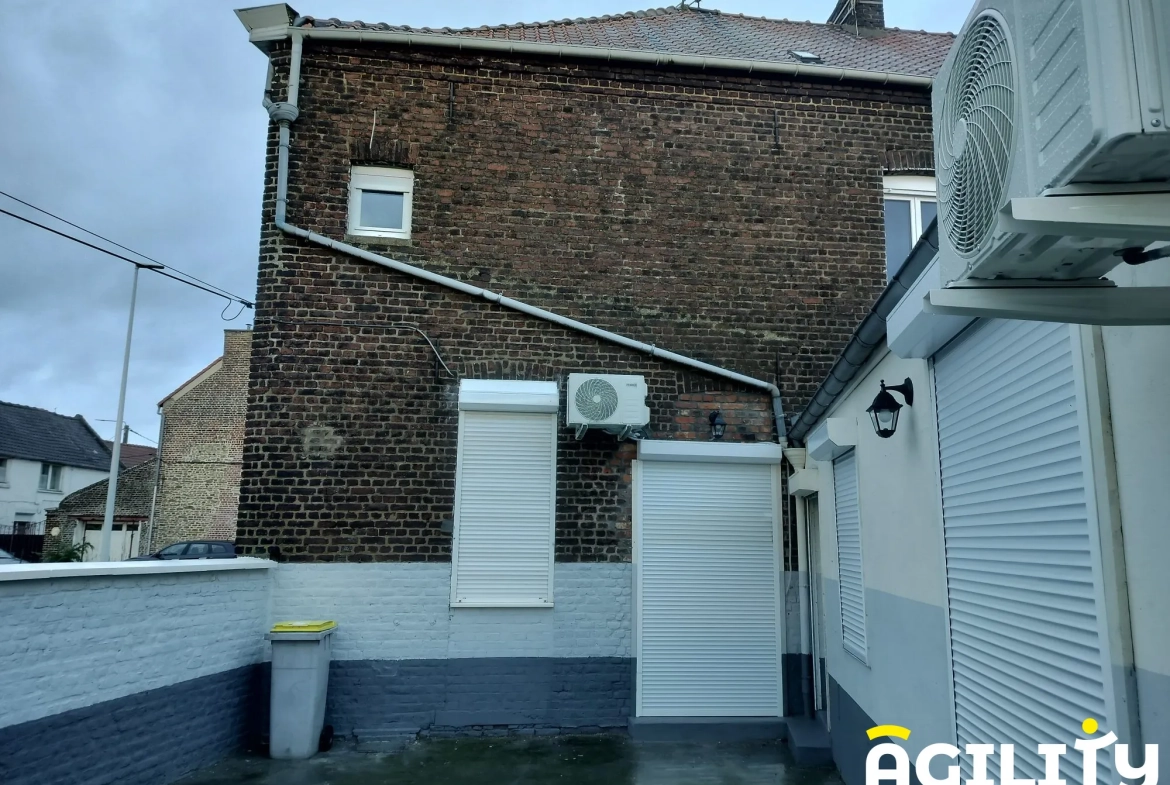 Maison rénovée avec jardin et terrasse à Vieux-Condé 