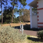 VUE DEPUIS TERRASSE Charmant T1 avec terrasse au Verdon-sur-Mer, résidence calme proche plages et commerces