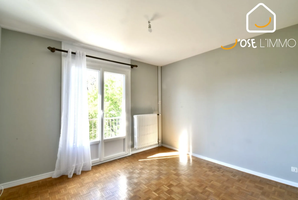 Appartement T4 lumineux à Gap avec balcon, garage et cave 