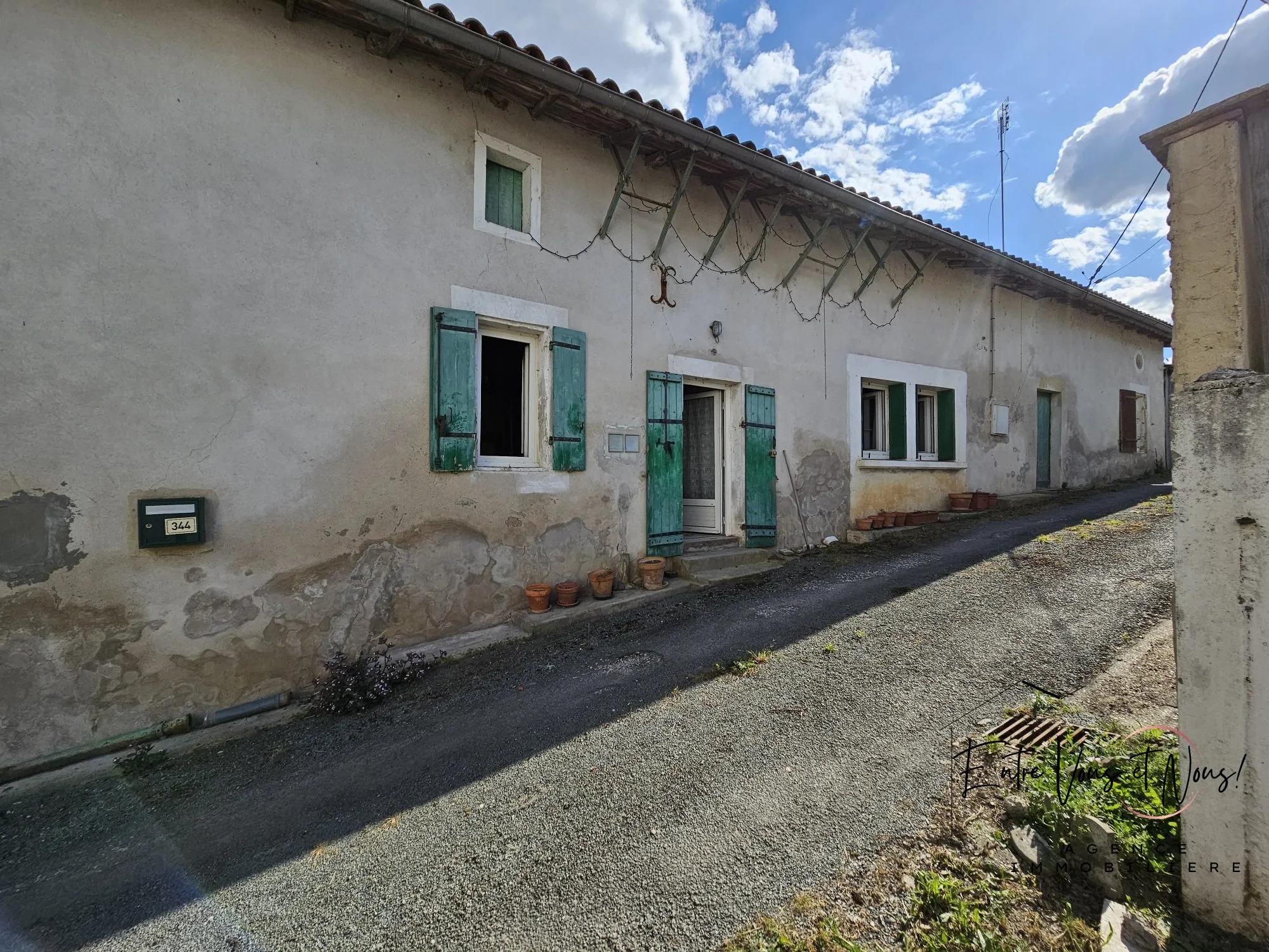 Maison ancienne à rénover à Fontet – 114 m² proche canal et loisirs 