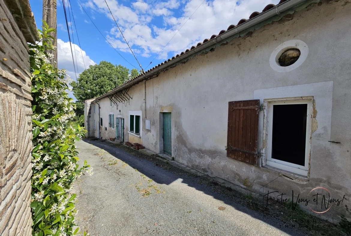 Maison ancienne à rénover à Fontet – 114 m² proche canal et loisirs 