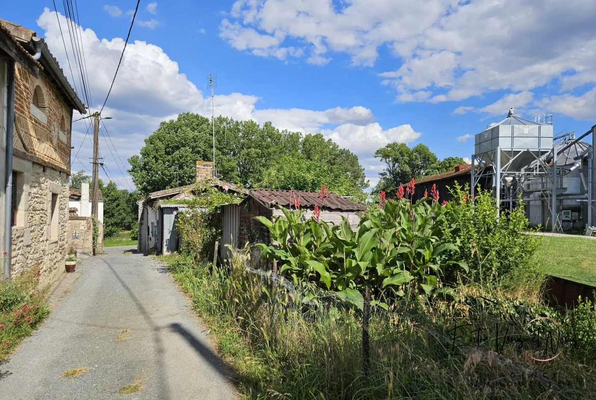Maison ancienne à rénover à Fontet – 114 m² proche canal et loisirs 