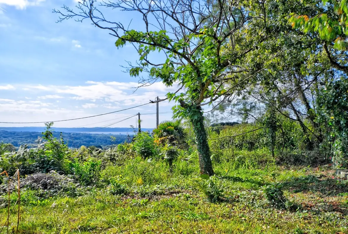 Terrain constructible de 1000 m² à Plougastel-Daoulas - Vue dégagée et proximité mer 