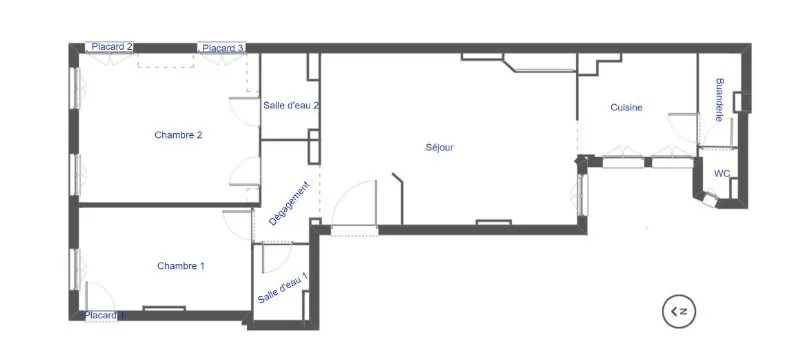 Vente d'un appartement T3 de 100 m² en hypercentre de Saint-Étienne 