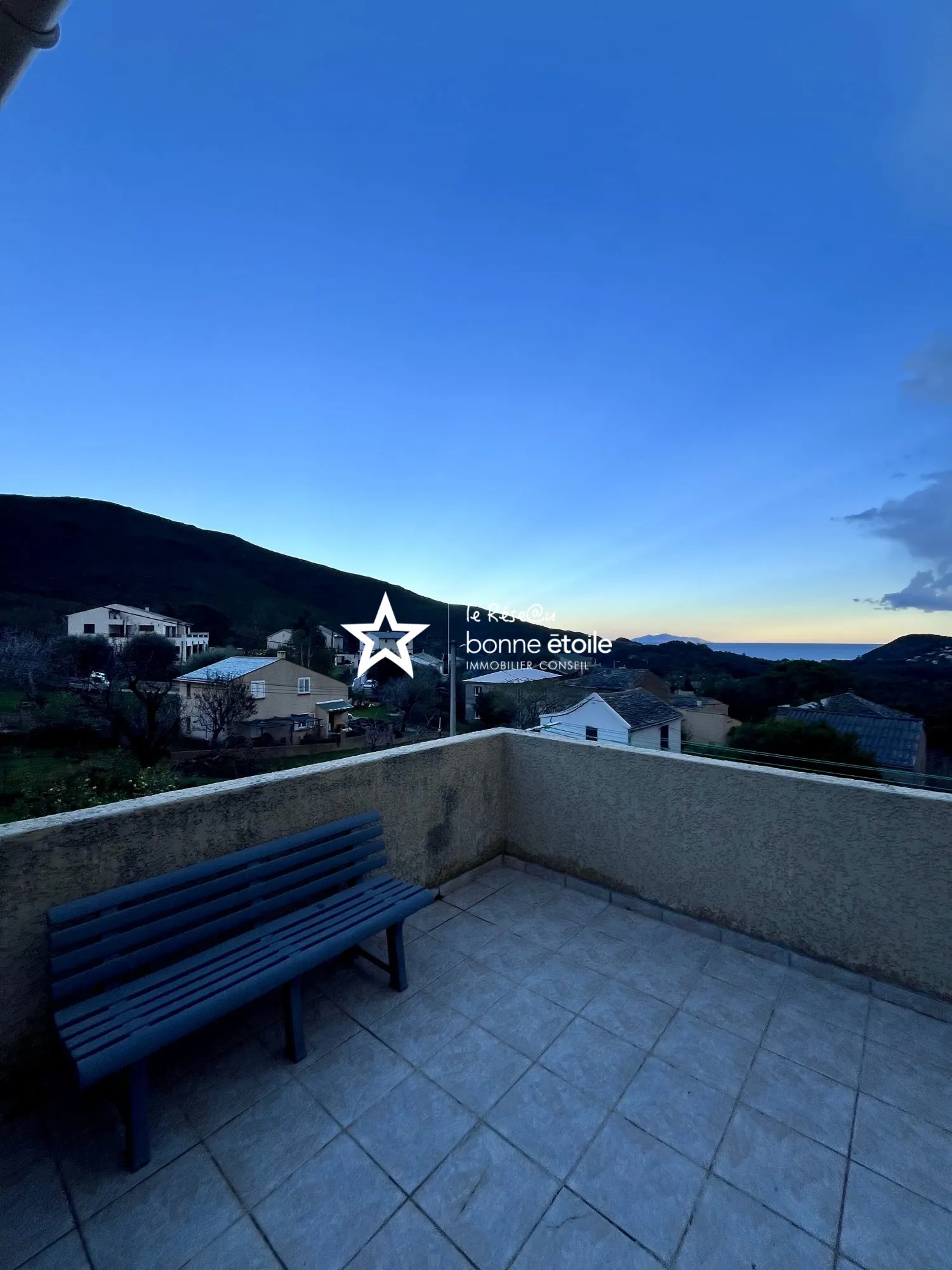 Charmante maison de village à Sisco, 70 m² avec vue mer en Corse 