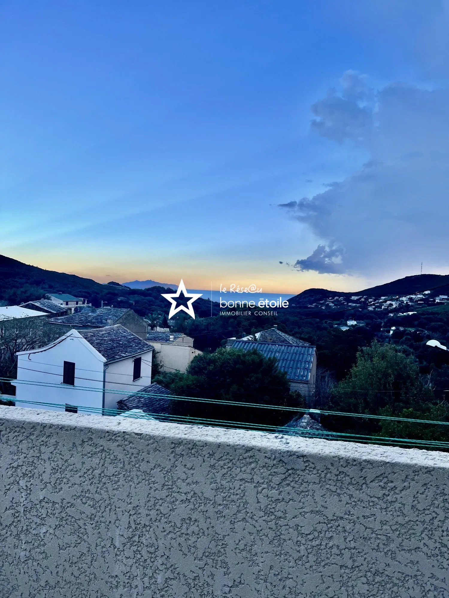 Charmante maison de village à Sisco, 70 m² avec vue mer en Corse 