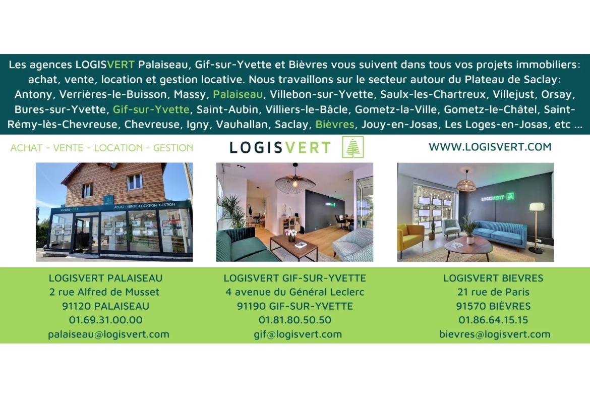Studio à vendre à Palaiseau, idéal investissement locatif, 14 m², proche gare Lozère 