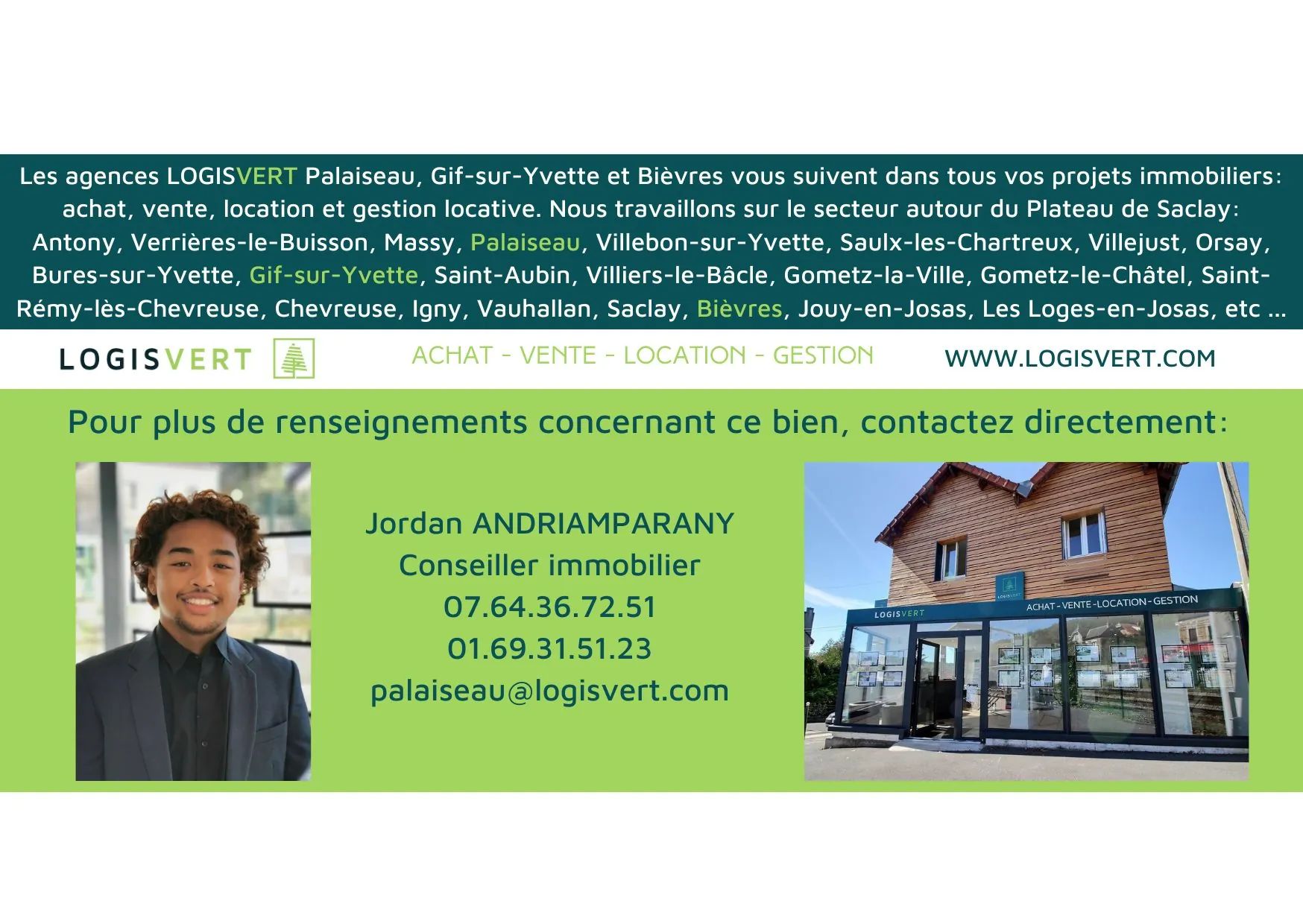 Studio à vendre à Palaiseau, idéal investissement locatif, 14 m², proche gare Lozère 