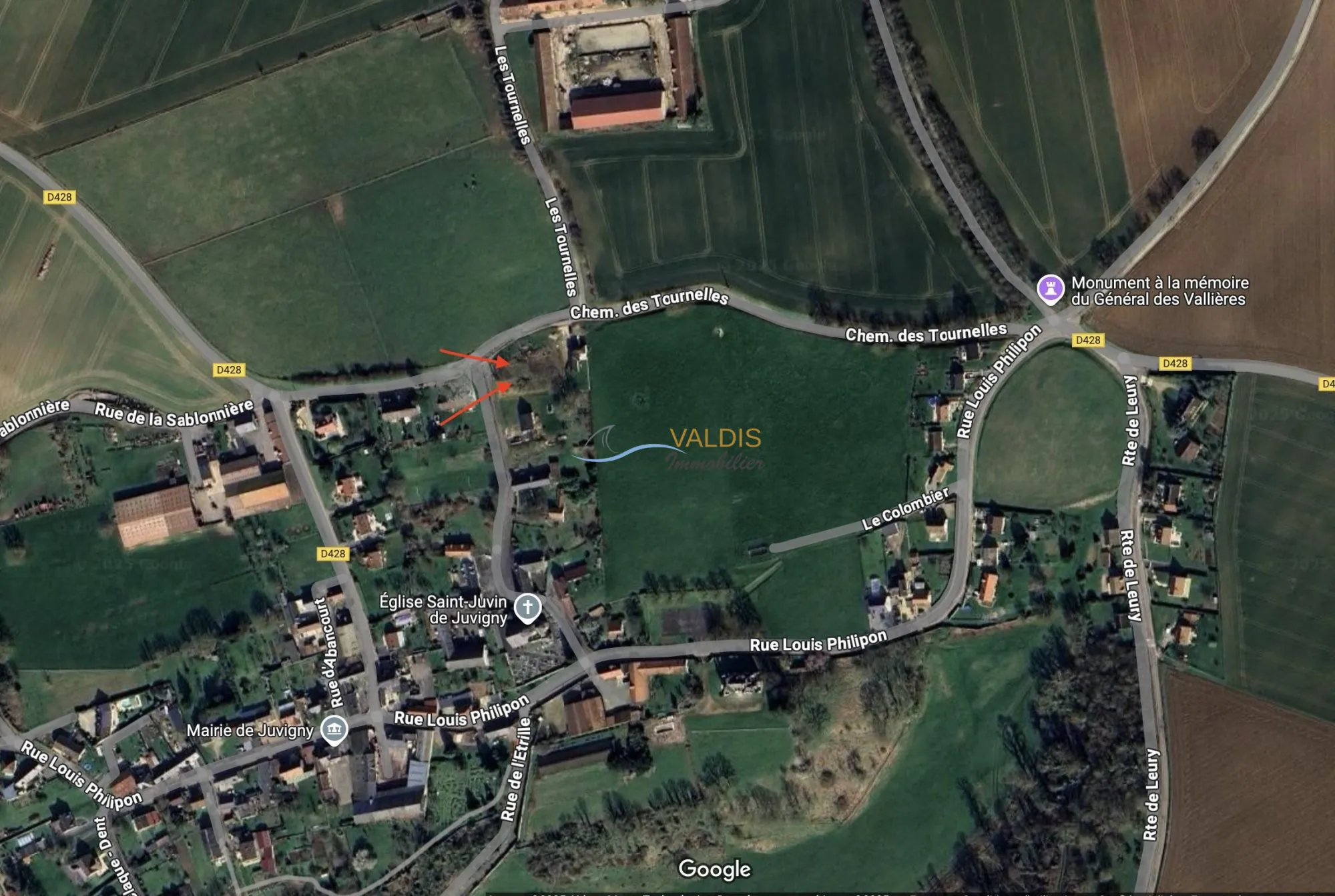 Terrain à bâtir plat de 700 m² à Juvigny, calme et constructible 