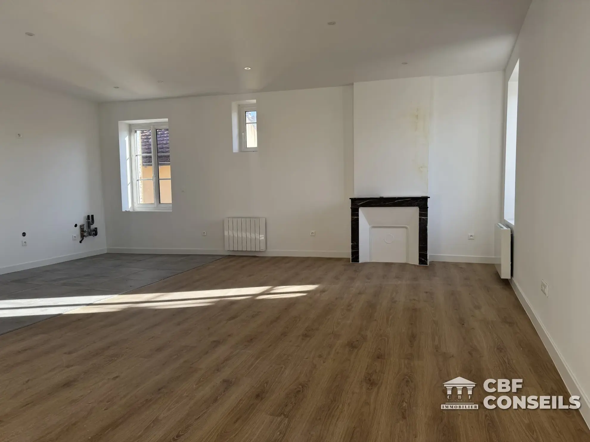Appartement T3 rénové à Riom (63200), centre-ville avec vue et potentiel d'aménagement 