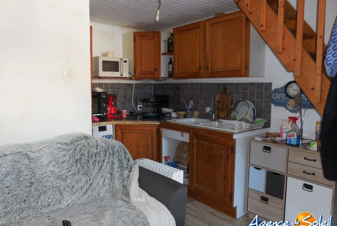 Pavillon sécurisé de 25 m² loué avec cour à Port-la-Nouvelle 