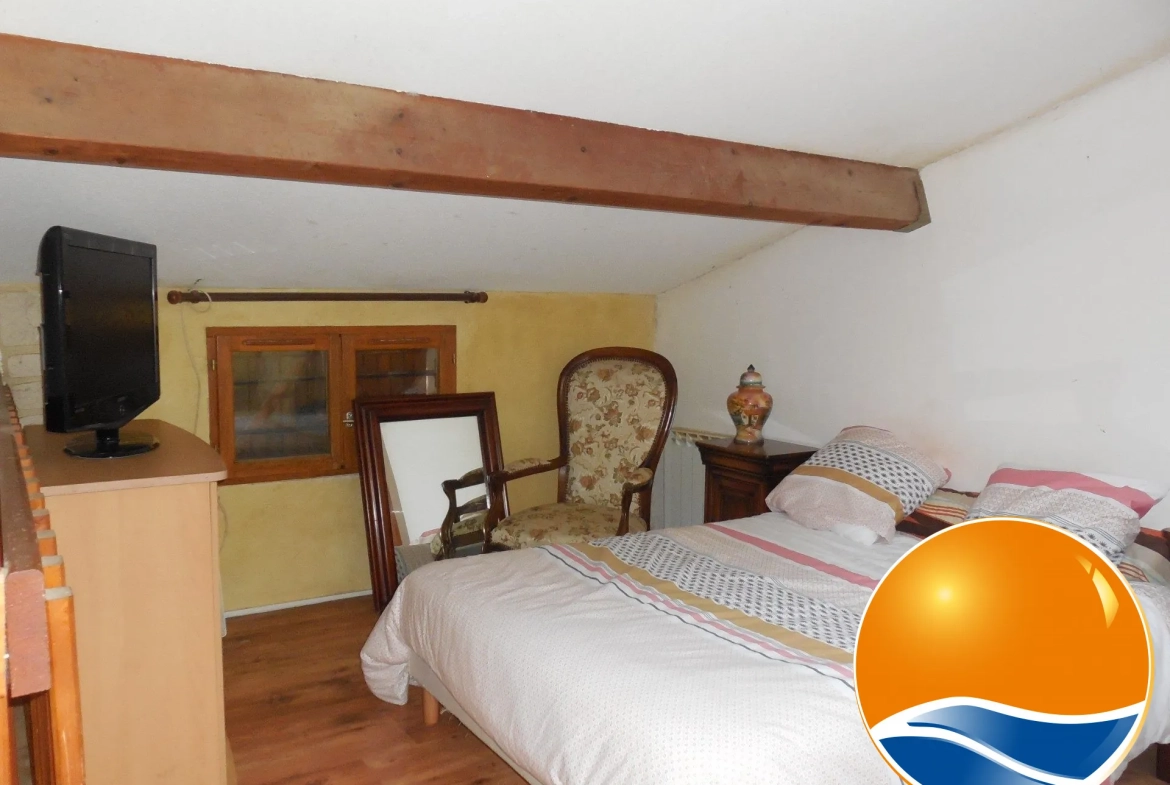 Pavillon sécurisé de 25 m² loué avec cour à Port-la-Nouvelle 