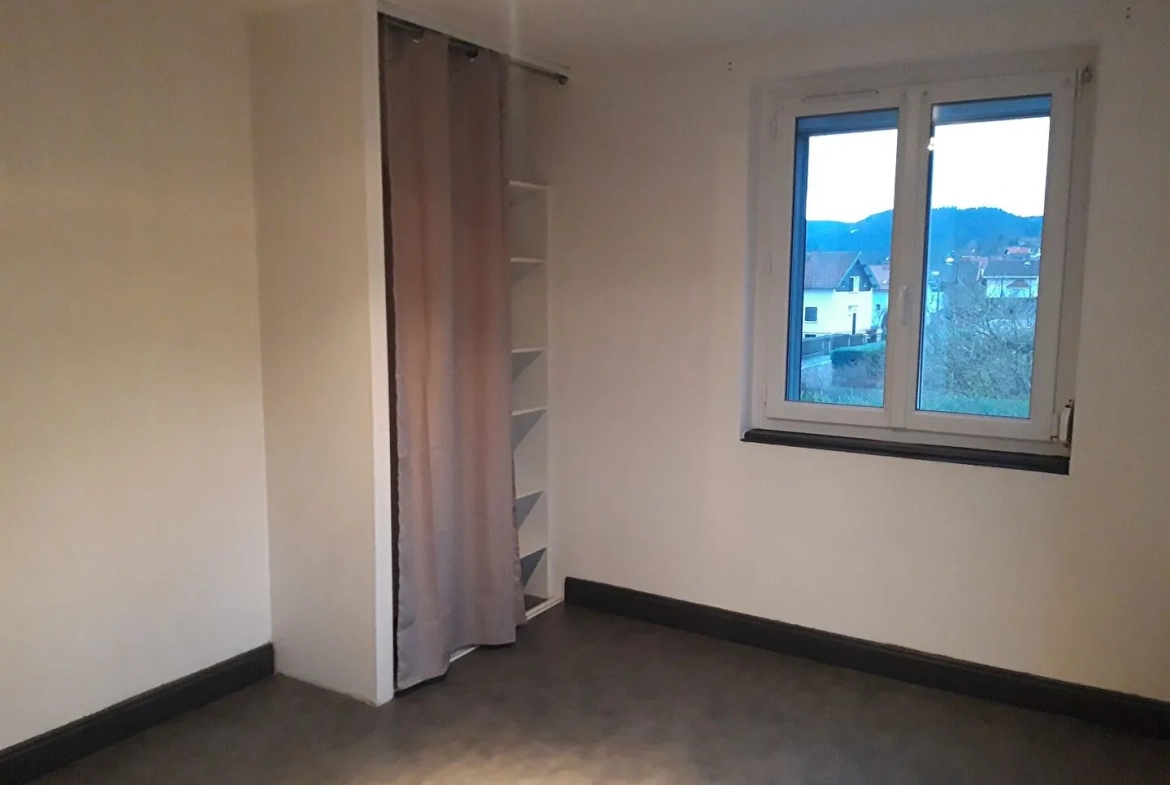 Appartement 3 pièces à Gérardmer avec vue piste, garage et cave 