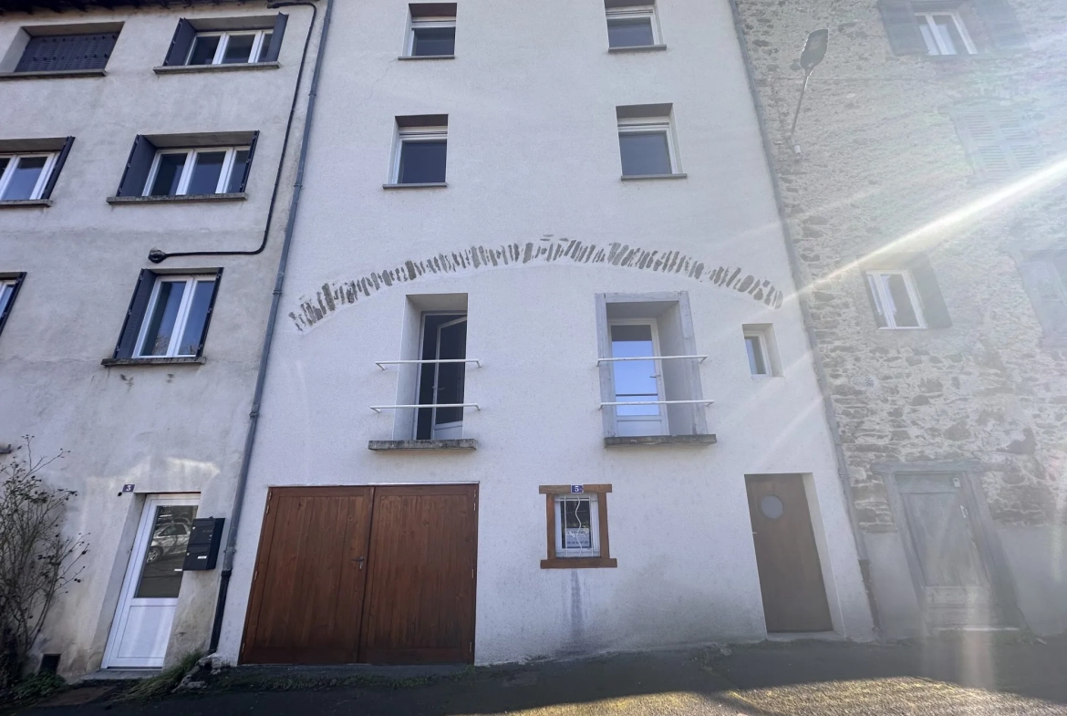 À vendre maison individuelle à Massiac - 109,53 m² avec terrain et annexes 