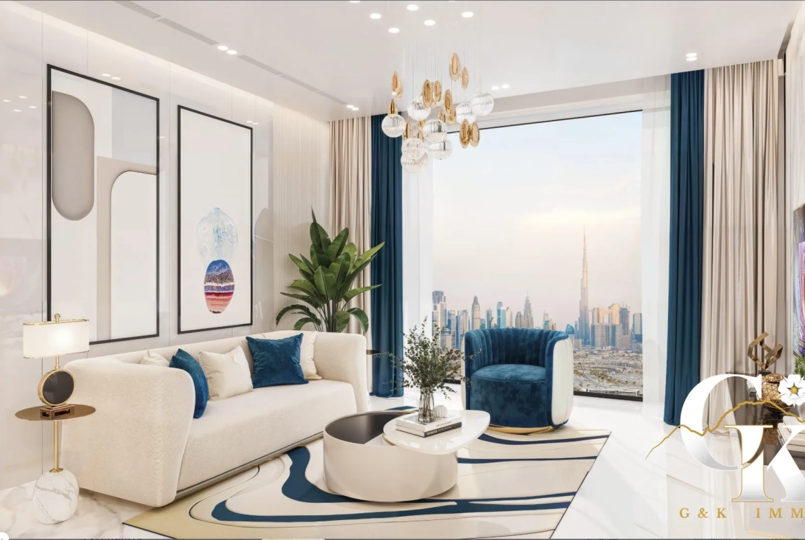 Studio haut de gamme à vendre à Dubaï – Vue dégagée, résidence sécurisée 