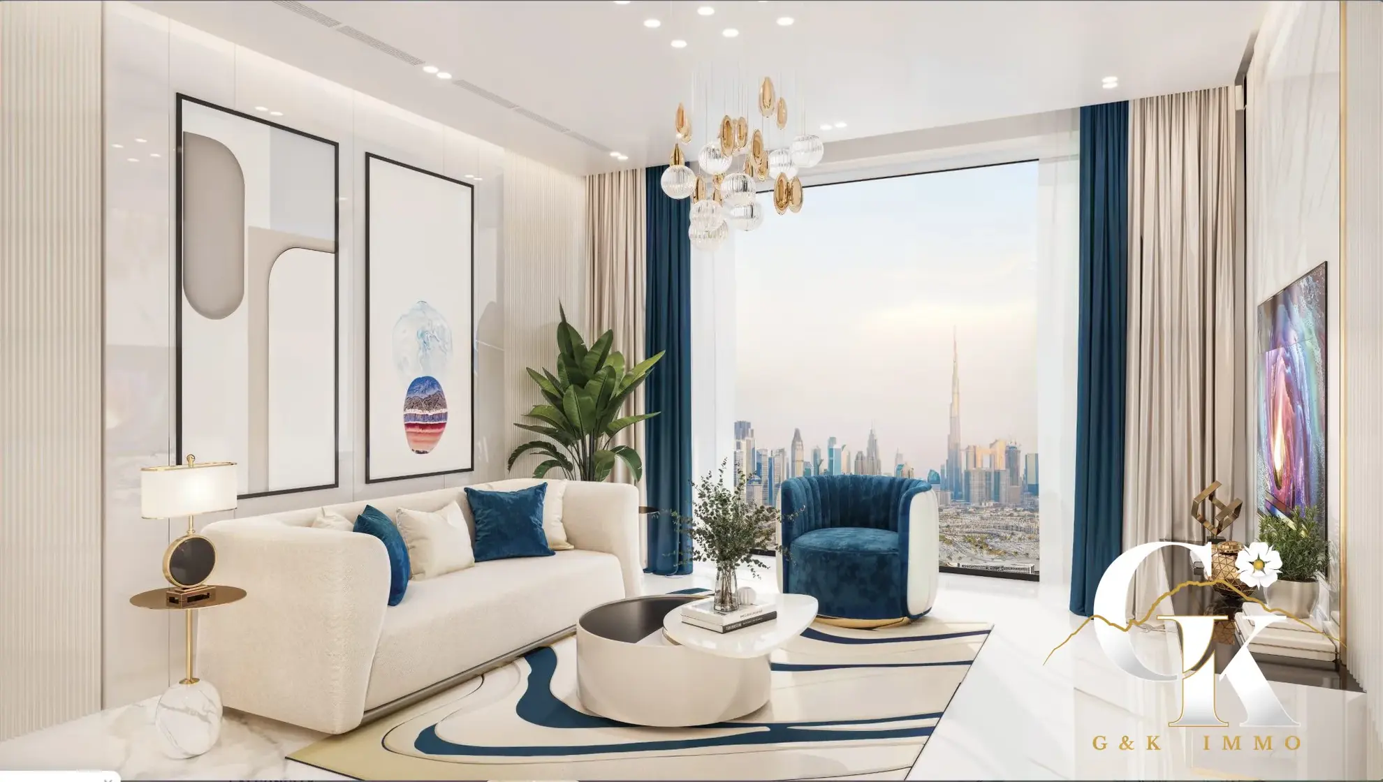 Studio haut de gamme à vendre à Dubaï – Vue dégagée, résidence sécurisée 