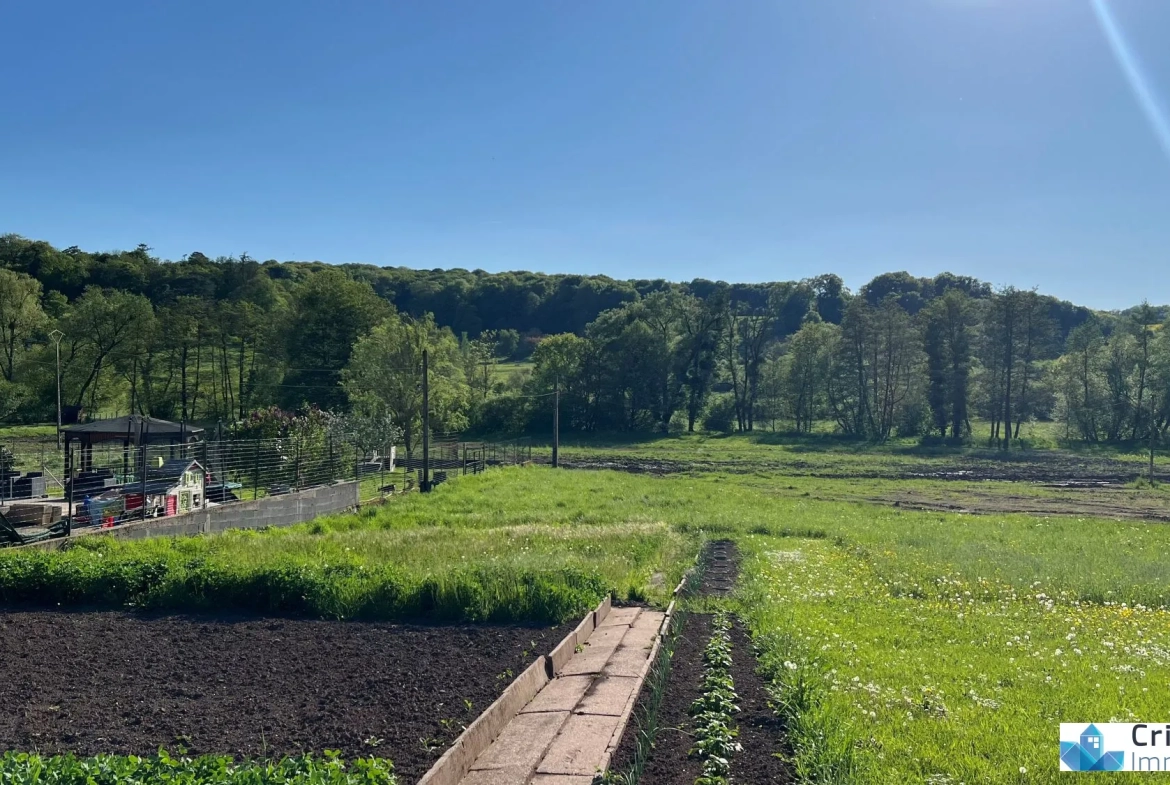 Terrain constructible à Inglange en Moselle près de Thionville 