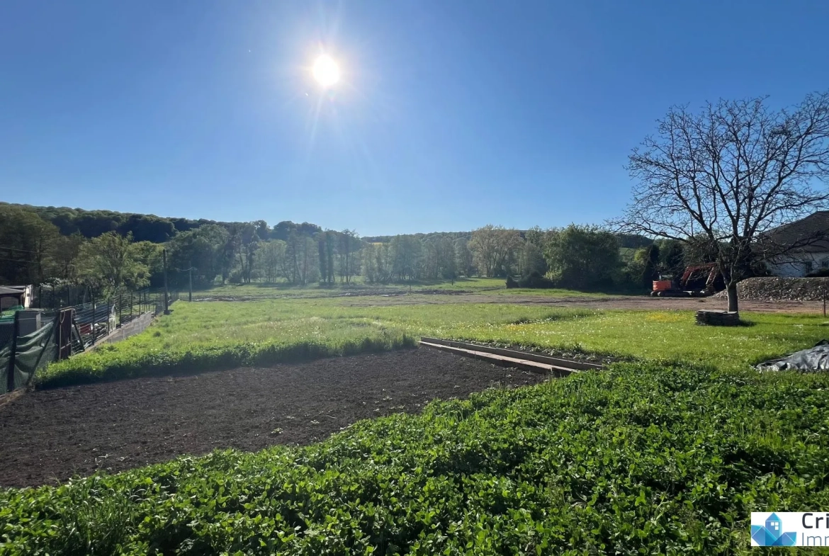 Terrain constructible à Inglange en Moselle près de Thionville 