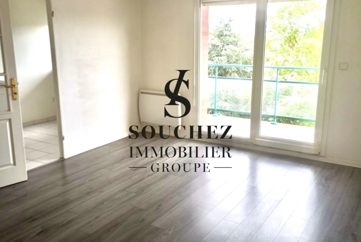 1 Appartement T2 avec balcon à Lens, résidence sécurisée proche centre-ville 