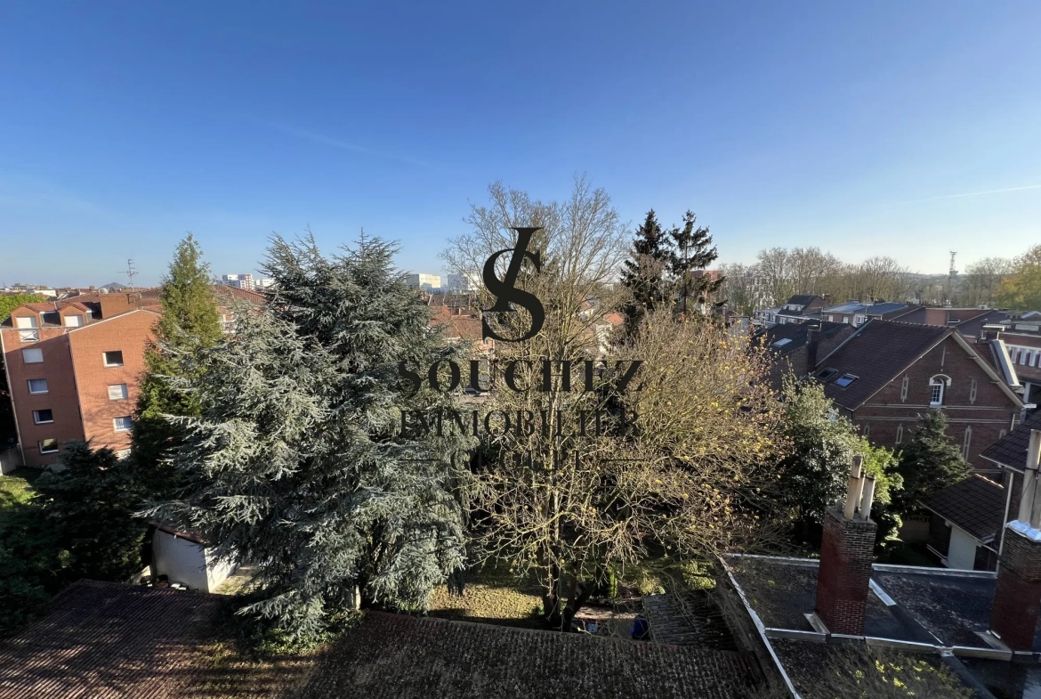 Appartement T2 avec balcon à Lens, résidence sécurisée proche centre-ville 