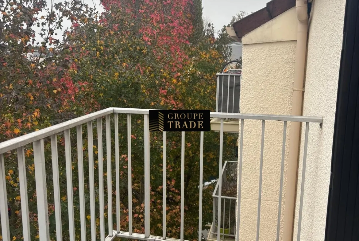 Appartement T2 à vendre à Le Plessis-Trévise – 55m², balcon, proche écoles et commerces 
